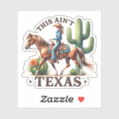 このアインテキサス州女性のカーボーイホース シール (シート)