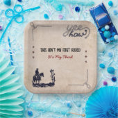 このアインマイファーストロデオ紙プレート ペーパープレート (パーティー)