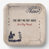 このアインマイファーストロデオ紙プレート ペーパープレート (正面)