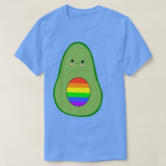 このアボカ誇りを持ったドは Tシャツ (デザイン正面)