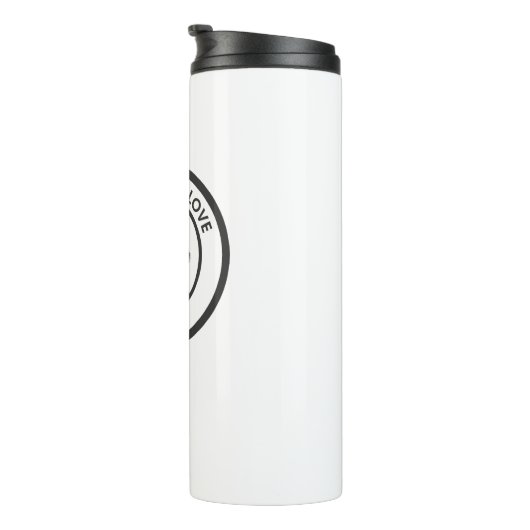 このアライグマを愛してライブ笑おもしろいい タンブラー (回転右)