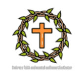 このイースターの信仰と精神的な健康を受け入れる Tシャツ