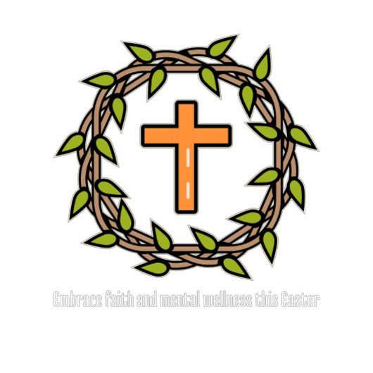 このイースターの信仰と精神的な健康を受け入れる Tシャツ