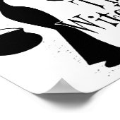 このウィッチリフトおもしろいトレーニングフィットネスボディビルディン ポスター (角)