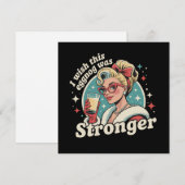 このエッグノッグがもっと強ければな ファミリークリスマス シーズンカード (正面/裏面)