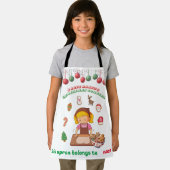 このエプロンの持ち主。クリスマスエプロン エプロン (インサイチュ)