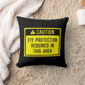 このエリアの標識に必要な注意の目防護 クッション (ブランケット)