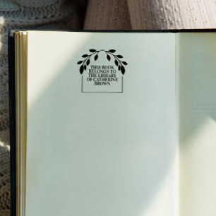 このエレガント本は次のものだ ラバースタンプ