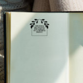 このエレガント本は次のものだ ラバースタンプ