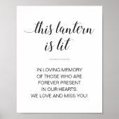 このエレガント灯籠は火の付いた結婚の記念碑である ポスター (正面)