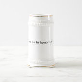 このエールが神を記念してあるようにして下さい ビールジョッキ (中央)