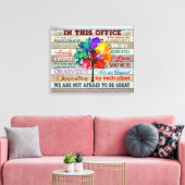 このオフィスのキャンバス印刷 キャンバスプリント (インサイチュ (リビング))