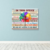 このオフィスのキャンバス印刷 キャンバスプリント (インサイチュ (ウッドフロア))