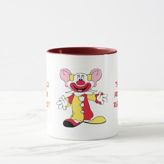 このオフィスはサーカスのピエロの完全です マグカップ (中央)