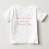このオムツは私のお尻は大きく見える? ベビーTシャツ (裏面)