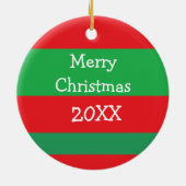 このオーナメントをペットの写真でカスタマイズ セラミックオーナメント (裏面)