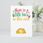 このオーブンの妊娠ギフトに少しタコがある サンキューカード (スタンド正面)