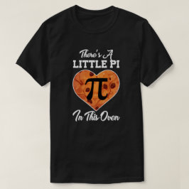 このオーブンの数学のプリンに小おもしろいさなパイがある Tシャツ