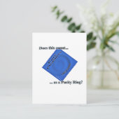 このカウントを実行 ポストカード (スタンド正面)