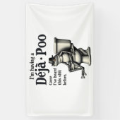 このカエルを聞いたからデジャポーを食べてる 横断幕 (縦)