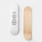 このカスタマイズスケートボードデッキ スケートボード (正面)