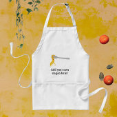 このカスタマイズスパゲティパスタグラフィック スタンダードエプロン