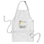 このカスタマイズスパゲティパスタグラフィック スタンダードエプロン (正面)
