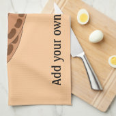 このカスタマイズソーセージ図 キッチンタオル (四つ折り)