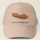 このカスタマイズソーセージ図 キャップ (正面)