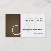 このカスタマイズモノグラム名刺 名刺 (裏面)