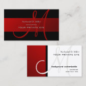 このカスタマイズモノグラム名刺 名刺 (正面/裏面)