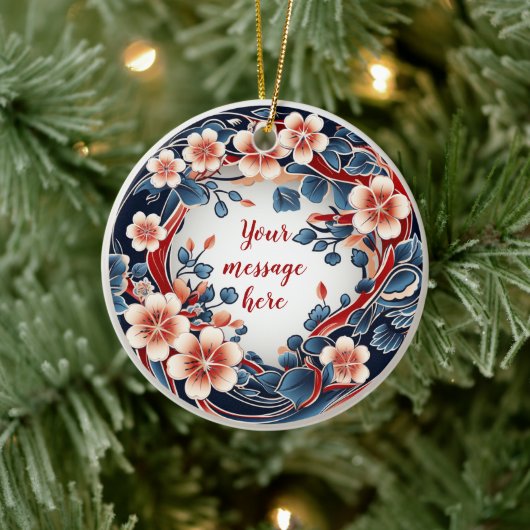 このカスタマイズ千代上オーナメント セラミックオーナメント (ツリー)