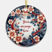 このカスタマイズ千代上オーナメント セラミックオーナメント (正面)