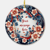 このカスタマイズ千代上オーナメント セラミックオーナメント (裏面)