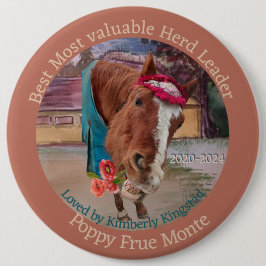 このカスタマイズ卒業式のリボンボタン 缶バッジ