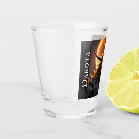 このカスタマイズ吸熱器のショットグラスを受け取る人 ショットグラス (左)