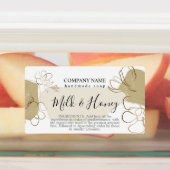 このカスタマイズ手作り石鹸ラベルテンプレート ラベル (貼付)