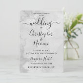 このカスタマイズ水彩背景 招待状 (スタンド正面)