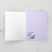 このカスタマイズ美しい鳩グリーティングカード カード (内部)