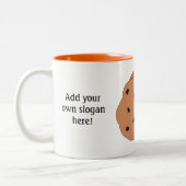 このカスタマイズCookieグラフィック ツートーンマグカップ (左)