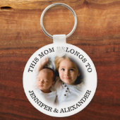 このカスタムママはキーチェーンのものだ キーホルダー (正面)