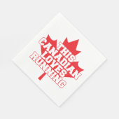 このカナディアンランニングラブズ スタンダードランチョンナプキン (角)