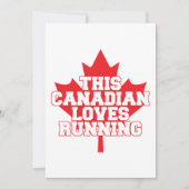 このカナディアンランニングラブズ 招待状 (正面)