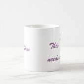このカニは不機嫌なコーヒー感じることを必要とします コーヒーマグカップ (中央)