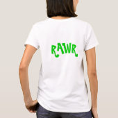 このカメに狂犬病があります Tシャツ (裏面)