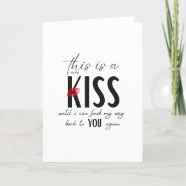 このカードはキス サンキューカード