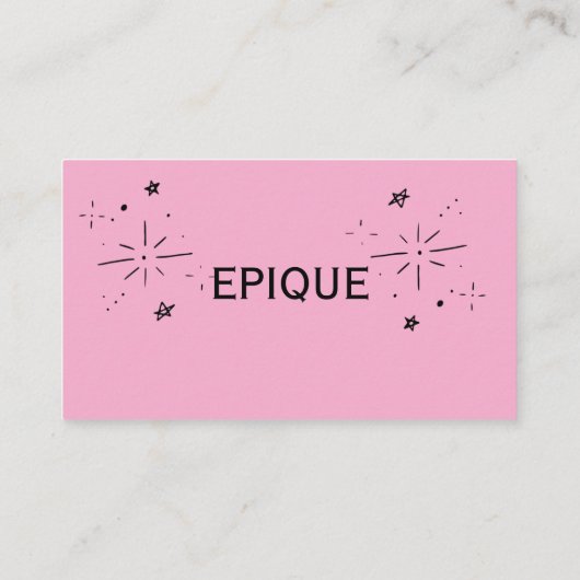 このカードはプロフェッショナリズムとtouchを融合させる 名刺 (裏面)