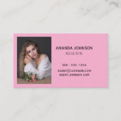 このカードはプロフェッショナリズムとtouchを融合させる 名刺 (正面)