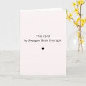 このカードは治療より安い カード (黄色い花)
