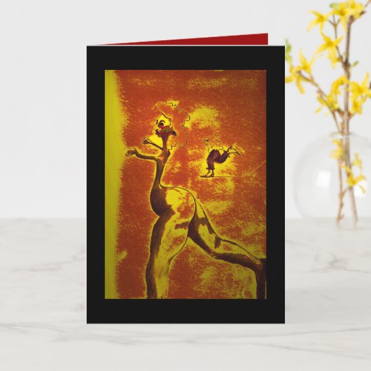 このカードは私のお尻の一見を大きくさせますか。 カード (黄色い花)